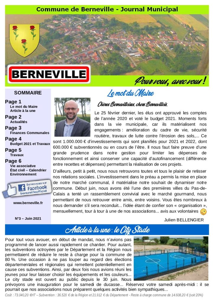 Journal Municipal #Juin 2021